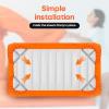 image5 STARS UNITED Bed Sheet Straps Set  Easy to Use Adjustable Elastic Fasteners with Metal Clips  Sheet Holders for Corners  Fitted Sheet Clips to Hold Sheets in Place  4 Pcs GreyGrey