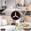 image5 STARS UNITED Bed Sheet Straps Set  Easy to Use Adjustable Elastic Fasteners with Metal Clips  Sheet Holders for Corners  Fitted Sheet Clips to Hold Sheets in Place  4 Pcs GreyWhite