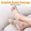 image5 STARS UNITED Bunion Relief Sleeve with Gel Cushion  2Pack Hallux Valgus Cover for Men and Women  Toe Spacer Socks with Pads for Comfort and ProtectionLarge 2 Pack
