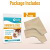 image5 STARS UNITED Bunion Relief Sleeve with Gel Cushion  2Pack Hallux Valgus Cover for Men and Women  Toe Spacer Socks with Pads for Comfort and ProtectionMedium 2 Pack