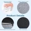 image5 STARS UNITED Donut Pillow Hemorrhoid Tailbone Cushion  Large Cushion for Pain Relief  Coccyx Prostate Sciatica Pelvic Floor Pressure Sores Pregnancy Postpartum Recovery BlackGray