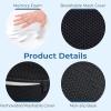 image5 STARS UNITED Donut Pillow Hemorrhoid Tailbone Cushion  Large Cushion for Pain Relief  Coccyx Prostate Sciatica Pelvic Floor Pressure Sores Pregnancy Postpartum Recovery BlackBlack
