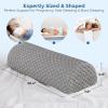 image5 STARS UNITED Donut Pillow Hemorrhoid Tailbone Cushion and Memory Foam Bolster Pillow for Legs and for Back Pain