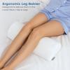 image5 STARS UNITED Half Moon Bolster SemiRoll Pillow and Knee Pillow for Side Sleepers  100 Memory Foam Bundle