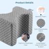 image5 STARS UNITED Half Moon Bolster SemiRoll Pillow and Knee Pillow for Side Sleepers  Bundle 100 Memory Foam