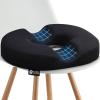 image5 STARS UNITED Half Moon Bolster SemiRoll Pillow and Knee Pillow for Side Sleepers and Donut Pillow Hemorrhoid Tailbone Cushion Bundle