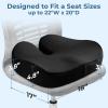 image5 STARS UNITED Half Moon Bolster SemiRoll Pillow and Knee Pillow for Side Sleepers and Seat Cushion for Office Chair Bundle