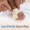 image5 STARS UNITED Knee Pillow Memory Foam Leg Pillow for Side Sleeping and Bunion Relief Sleeve with Gel Cushion Beige Large Size Bundle