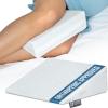 image5 STARS UNITED Knee Pillow for Side Sleepers  Hip Pain Relief Memory Foam Leg Cushion for Side Sleeping  Between Legs Pillow for Sciatica ampamp Lower Back Pain WhiteWhite