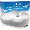image5 STARS UNITED Knee Pillow for Side Sleepers and Seat Cushion for Office Chair Bundle
