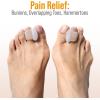 image5 STARS UNITED Pinky Toe Spacers for Men ampamp Women  4 Gel Separators for Overlapping ampamp Curled Little Toes Bunions Alignment  Diabetic Foot Care Silicone Spreader Corrector ampamp Straightener ClearBig 4 Pack