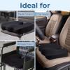 image5 STARS UNITED Seat Cushion for Tailbone Pain Relief  Memory Foam Lifting Pillow for Coccyx Hip Hemorrhoid Sciatica ampamp PostSurgery Recovery  Wheelchair Car Desk Gaming ampamp Office Chairs L GrayLight Gray