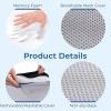 image5 STARS UNITED Seat Cushion for Tailbone Pain Relief  Memory Foam Lifting Pillow for Coccyx Hip Hemorrhoid Sciatica ampamp PostSurgery Recovery  Wheelchair Car Desk Gaming ampamp Office Chairs L GrayLight Gray