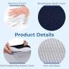 image5 STARS UNITED Seat Cushion for Tailbone Pain Relief  Memory Foam Lifting Pillow for Coccyx Hip Hemorrhoid Sciatica ampamp PostSurgery Recovery  Wheelchair Car Desk Gaming ampamp Office Chairs L GrayBlue