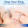 imageRing Sizers for Loose Rings  8 EasyClip Ring Adjusters and 6 Coil Adjusters  Finger Size Gauge  117 USA Rings Size12 pcs 16 mm