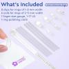 imageRing Sizers for Loose Rings  8 EasyClip Ring Adjusters and 6 Coil Adjusters  Finger Size Gauge  117 USA Rings Size15 pcs 158 mm