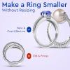 imageRing Sizers for Loose Rings  8 EasyClip Ring Adjusters and 6 Coil Adjusters  Finger Size Gauge  117 USA Rings Size15 pcs 158 mm