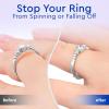 imageRing Sizers for Loose Rings  8 EasyClip Ring Adjusters and 6 Coil Adjusters  Finger Size Gauge  117 USA Rings Size15 pcs 158 mm
