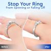 imageRing Sizers for Loose Rings  8 EasyClip Ring Adjusters and 6 Coil Adjusters  Finger Size Gauge  117 USA Rings Size8 pcs 158 mm