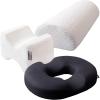 image5 STARS UNITED Half Moon Bolster SemiRoll Pillow and Knee Pillow for Side Sleepers and Donut Pillow Hemorrhoid Tailbone Cushion Bundle