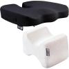 image5 STARS UNITED Seat Cushion for Desk Chair and Knee Pillow for Side Sleepers  100 Memory Foam Bundle