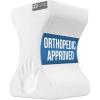 image5 STARS UNITED Large Knee Pillow for Side Sleepers  Hip Pain Relief Memory Foam Leg Cushion for Side Sleeping  Between Legs Pillow for Sciatica amp Lower Back Pain Arctic GrayWhite