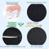 image5 STARS UNITED Donut Pillow Hemorrhoid Tailbone Cushion  Large Floor Cushion for Pain Relief  Coccyx Prostate Sciatica Pelvic Floor Pressure Sores Pregnancy Postpartum Recovery BlackArctic Black