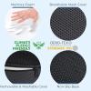image5 STARS UNITED Donut Pillow Hemorrhoid Tailbone Cushion  Large Floor Cushion for Pain Relief  Coccyx Prostate Sciatica Pelvic Floor Pressure Sores Pregnancy Postpartum Recovery BlackDark Gray