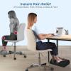 image5 STARS UNITED Foot Rest Under Desk Cushion and Donut Pillow Hemorrhoid Tailbone Cushion 100 Memory Foam