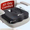 image:image5 STARS UNITED Seat Cushion  Memory Foam Chair Cushion for Tailbone Pain Relief  Ergonomic Support for Coccyx Sciatica amp Butt  Office Desk amp Gaming Chair Car Seat Wheelchair Blue MeshBlack Mesh