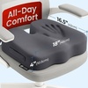 image:image5 STARS UNITED Seat Cushion  Memory Foam Chair Cushion for Tailbone Pain Relief  Ergonomic Support for Coccyx Sciatica amp Butt  Office Desk amp Gaming Chair Car Seat Wheelchair Blue MeshDark Gray Mesh