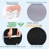 image:image5 STARS UNITED Seat Cushion  Memory Foam Chair Cushion for Tailbone Pain Relief  Ergonomic Support for Coccyx Sciatica amp Butt  Office Desk amp Gaming Chair Car Seat Wheelchair Blue MeshLight Gray Mesh