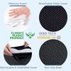 image:image5 STARS UNITED Seat Cushion  Memory Foam Chair Cushion for Tailbone Pain Relief  Ergonomic Support for Coccyx Sciatica amp Butt  Office Desk amp Gaming Chair Car Seat Wheelchair Blue MeshBlack Mesh